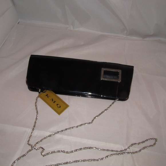 Brand New Evening Bag Clutch Chrome Shoulder Chain - Picture 4 of 5